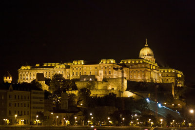 Buda Castle by night