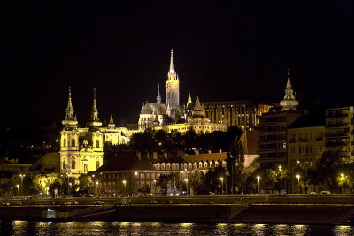 Matthias Church by night