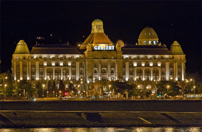 Gellert Hotel by night