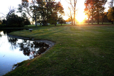 sunset lake