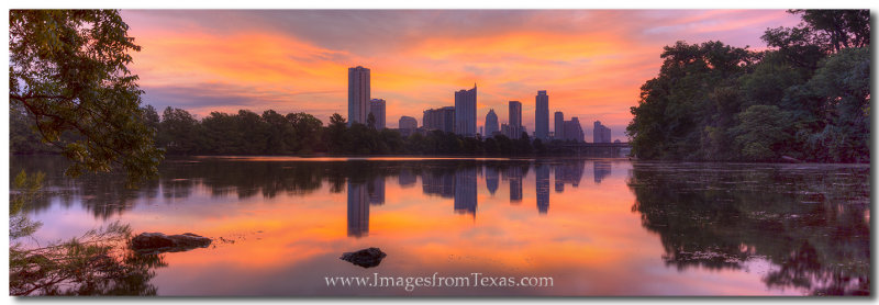 Austin Skyline Image - An Austin Panorama from Lou Neff Point