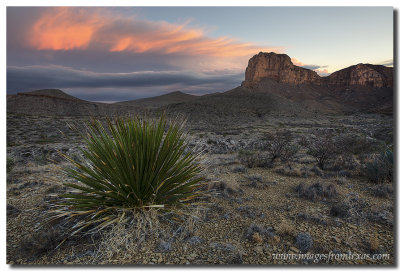 Guadalupe Mountains National Park - El Capitan Sunrise 1