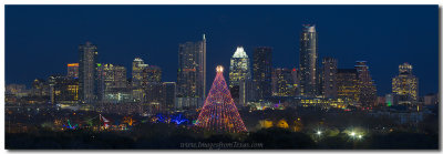 Austin Images - Trail of Lights and the Austin Skyline 2013