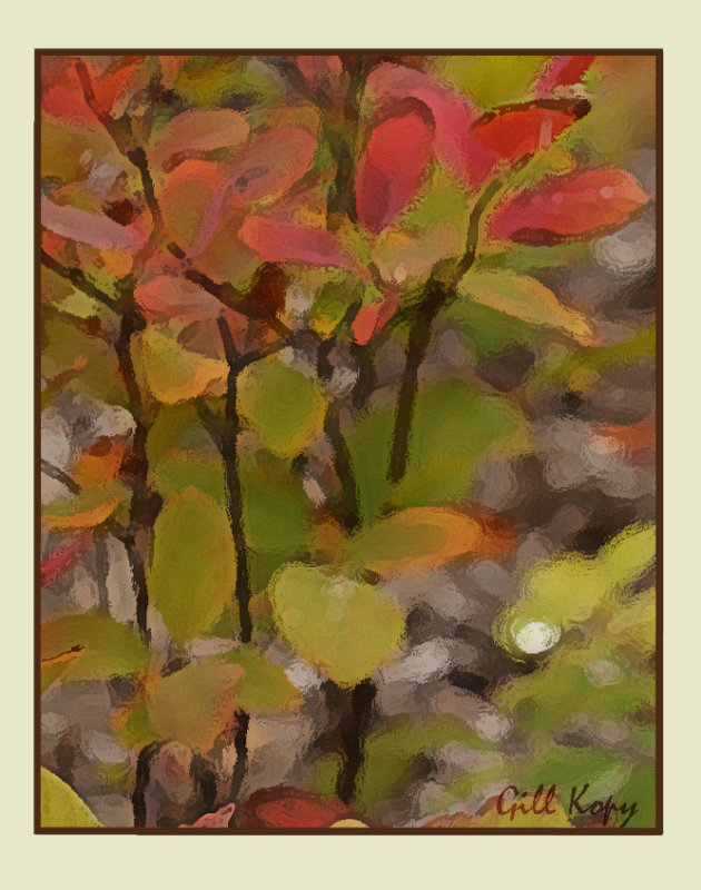 Fall painting with Photoshop