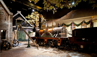De Arend, die erste Dampflok der Niederlande