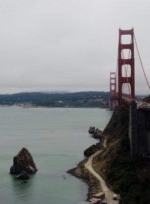 Sausalito side of the Golden Gate Bridge