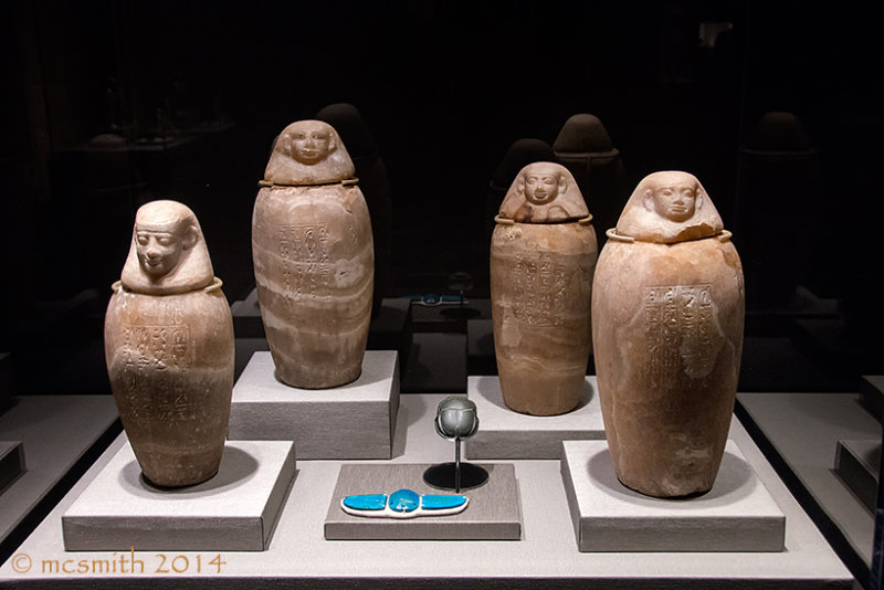 Set of Canopic Jars belonging to Nitocris