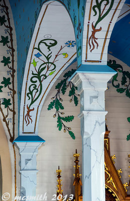 Column Detail - Saints Cyril and Methodius Catholic Church 