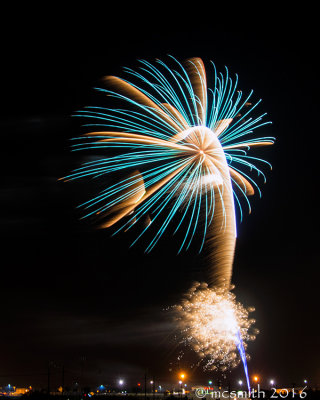 Fort Hood 4th of July Fireworks - 2016