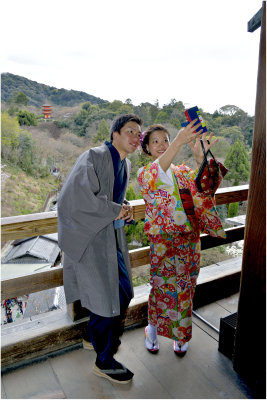  Kiyomizu-dera, selfie