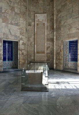 The tomb of Saadi, a 13th century poet. 