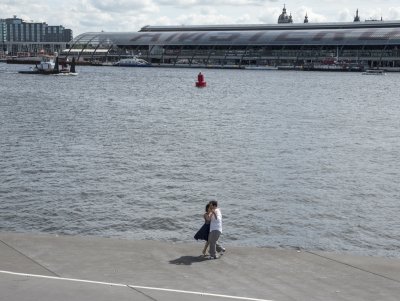 ..but if you take the ferry, this is the other Amsterdam
