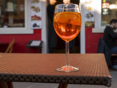 Spritz, the traditional Venetian drink