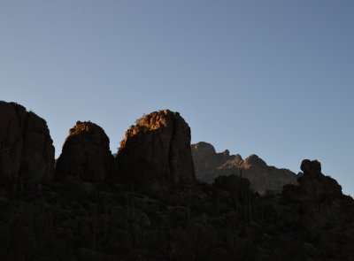 Magma Ridge, early morning