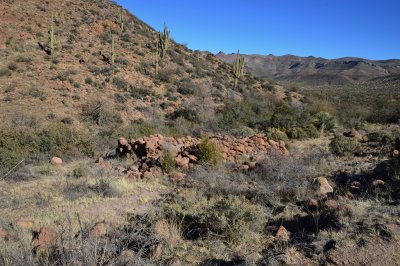 Stone structure on White Water Spring Road - Tonto National Forest