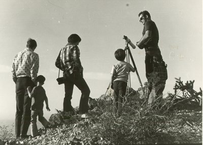 1975 San Tan Mountains. Johnny, Jason, Shirley, Jennifer and David