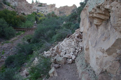 High Trail after Rosewood and rock were removed