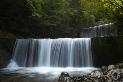 Refreshing cool waterfall