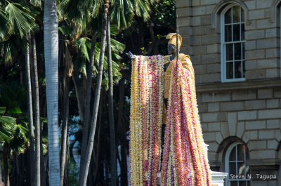 2014 King Kamehameha Day Lei Draping Ceremony