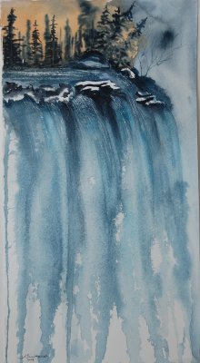 Waterfall - 7.5 x 14 2-14
