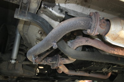 NO coolant leaks! Modified J-pipe for more exhaust flow.