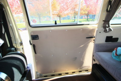 headliner on door for noise reduction