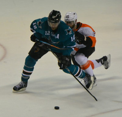 San Jose Sharks vs. Philadelphia Flyers - December, 2014