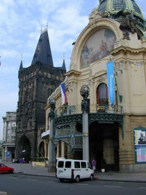 30 Municipal House and Powder Gate.JPG