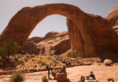 Rainbow Bridge on Lake Powell