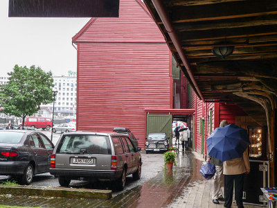 En el barrio Bryggen