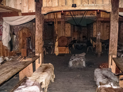 Interior casa vikinga