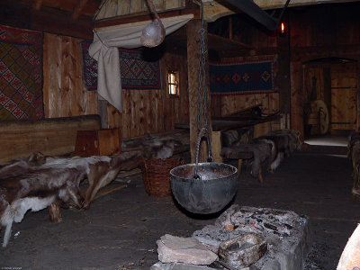 Interior casa vikinga