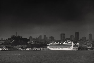 Cruise Ship Docked in San Francisco