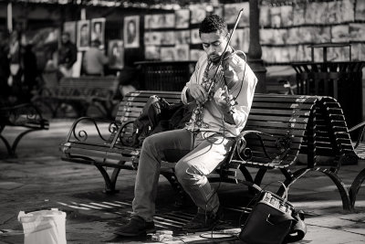 Violinist, Jackson Square, New Orleans