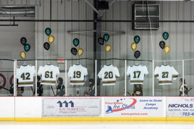 WSHS Hockey Senior Night Recognition