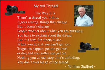 GALLERY :   Mijn rode draad - my red thread