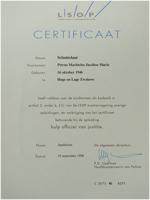 Hulp Officier van Justitie