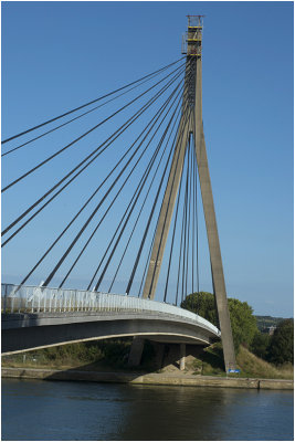 Kabelbrug bij Ternaaien