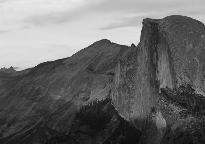 BW Clouds Rest with Half Dome copy.jpg