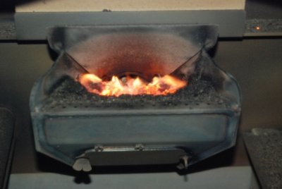 Burn pot in low burn