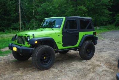 Bestop soft doors installed
