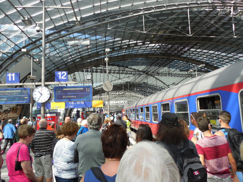 Hauptbanhof. largets train station in Europe