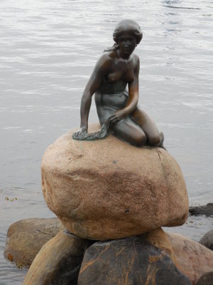 The Little Mermaid, in Copenhagen