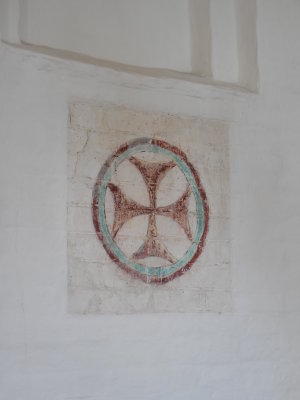 Cross in church
