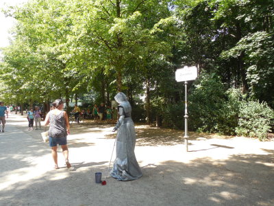 Silver lady in Tiergarten