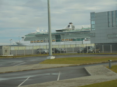 At the cruise ship terminal