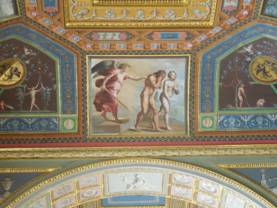 Detail of Ceiling in Raphael Loggias