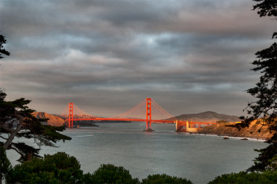 Golden Gate Bridge at Sunset, reduced.jpg