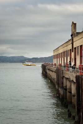 San Francisco, Fort Mason Pier with Painter & Tour Boat.jpg