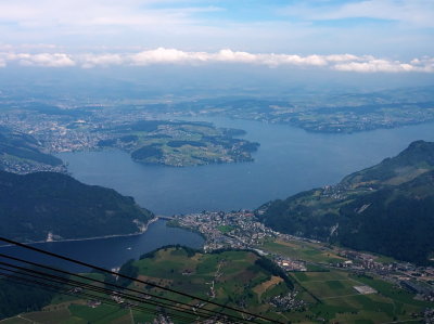 Lake Lucerne from Stanserhornbahn